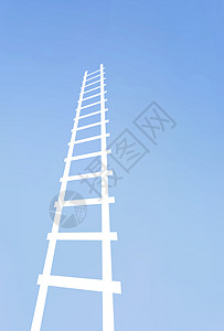 上梯子楼梯天空进步职业挑战商业公司动机顶峰小路背景图片