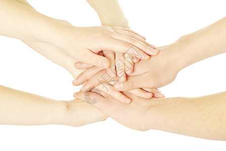 手掌团队概念男人四肢女士白色皱纹团体皮肤同志背景图片