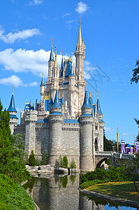 城堡公主王国魔法乐园背景图片
