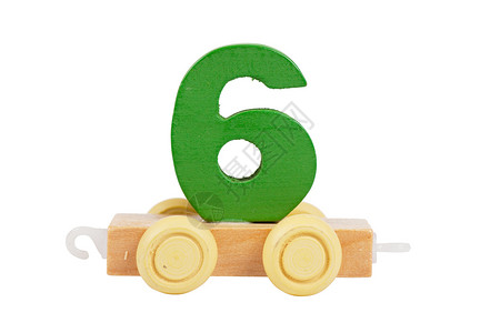 6号木玩具知识减法高清图片