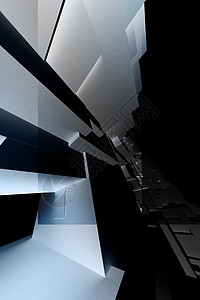 建筑设计广告科学经济营销立方体速度建筑灰色黑色插图背景图片