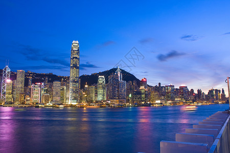 东京湾魔术时刻香港九龙半岛的魔术时刻背景