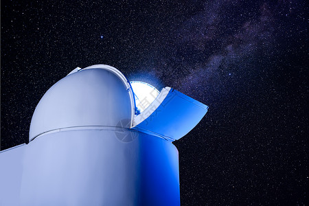 天文博物馆星夜天文观测台圆顶背景