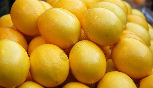 市场上的柠檬营养产品热带水果农业杂货剪贴饮食食物白色背景图片