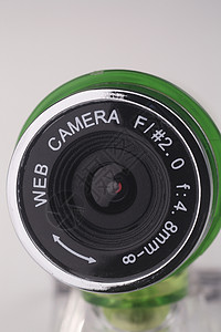 网络摄像头眼睛技术相机网络灰色居住视频白色手表会议背景图片