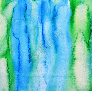 水彩质感纸质纹理水颜色背景摘要艺术创造力中风粮食绘画帆布技术绿色水彩多层背景
