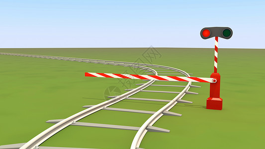 特写铁路障碍物航程交通路线信号速度旅行手势安全通道入口背景图片