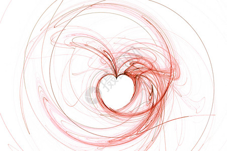红色线条框架抽象心脏摘要创造力运动插图框架红色艺术喜悦线条黑色活力背景