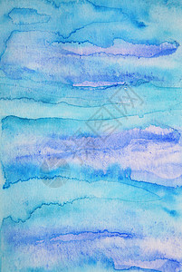 纸质纹理水颜色背景摘要多层正方形框架中风手工绘画技术帆布天蓝色艺术背景图片