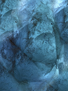 晶体结构蓝色晶晶细节背景