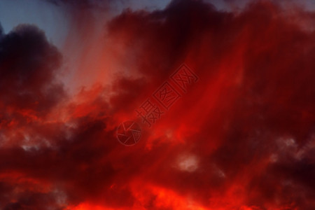 玫瑰天空极光红色夕阳颜色景观晚霞太阳背景图片