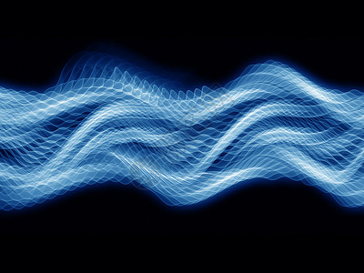 音响松声波音乐海浪蓝色正弦波流动示波器墙纸技术溪流背景图片