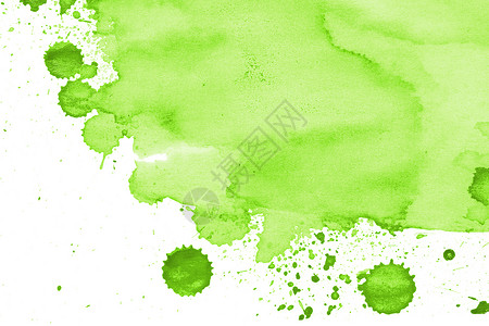 纸绘水彩水彩设计师色调绿色创造力框架极光艺术液体墨水染色背景