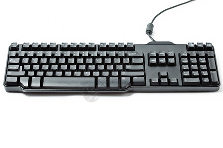 计算机键盘孤立钥匙英语电脑白色按钮背景图片