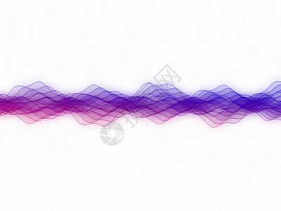 多色线条波海浪紫色技术示波器正弦波白色墙纸溪流音乐背景图片