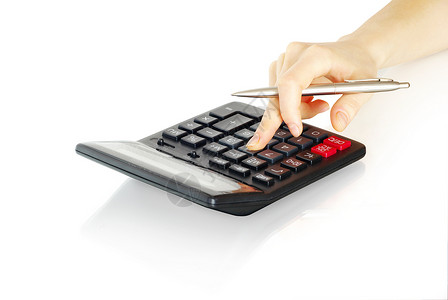 计算器数字手指键盘教育商业技术按钮白色数据市场背景图片