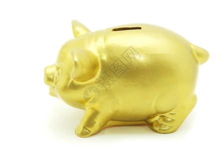 养猪银行经济投资储蓄概念金子金融财富成功小猪商业背景图片