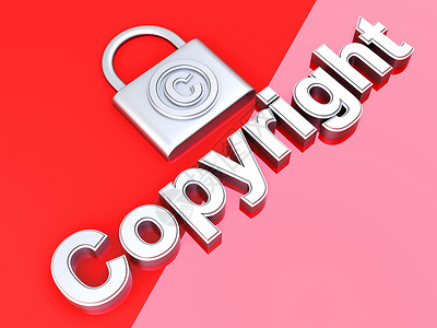 锁剪贴画版权保护知识分子金属插图数据警告专利法律防御锁定安全背景