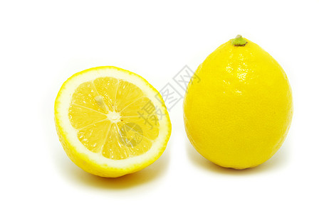 新鲜柠檬市场水果果汁饮食黄色背景图片
