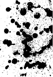 啪嗒啪嗒血球插图白色飞溅曲线绘画斑点收藏液体墨迹卡通片背景