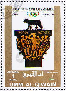 兔年邮票海报邮票1972 罗马 1960 奥运会背景