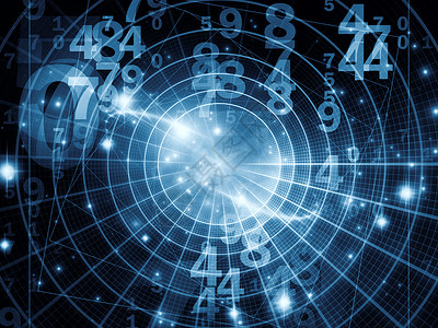 数学模板数字的卸载科学火花技术墙纸算术代码几何学数学网格蓝色背景