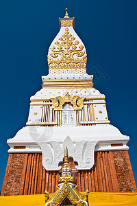 凯巴切塔那个法农切提地标宗教蓝色历史木板圆圈幻影金子寺庙天空背景