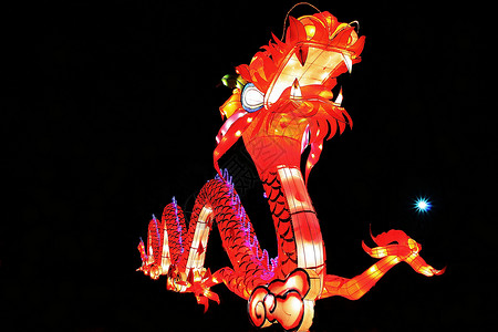 龙灯旅游灯笼景观幸福城市文化狂欢节日季节月亮背景图片