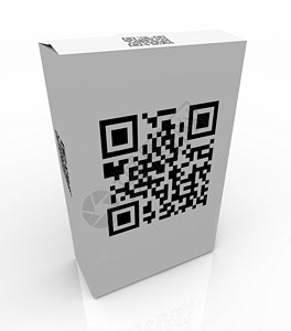 分享二维码用于扫描条码的框中的 QR 产品代码背景