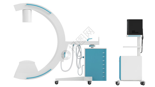 C型臂透视Carm 图像放大器扫描器脚轮骨科外科科学程序放射科诊断保健配置背景