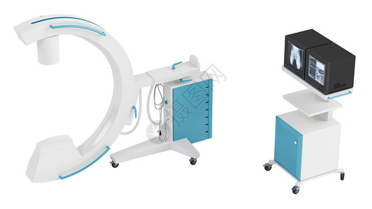 C型臂透视Carm 图像放大器诊所情况射线屏幕卫生药品科学保健扫描乐器背景