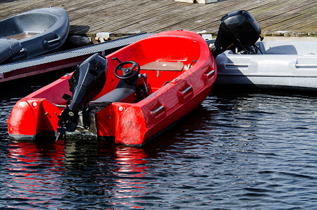 红船发动机速度安全血管橡皮船体引擎救生艇救援运动背景图片