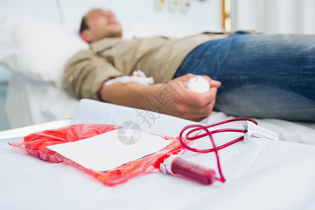 血袋输血元素专注于血袋背景