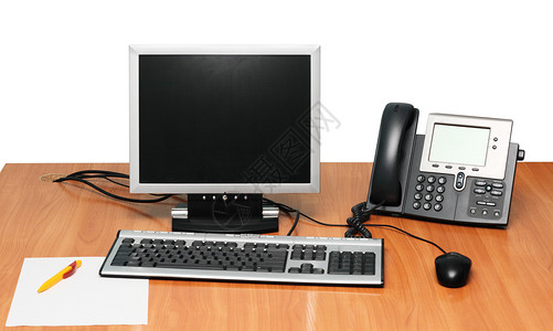 工作地点桌面实验室学习屏幕液晶电脑蓝色房间展示职场背景