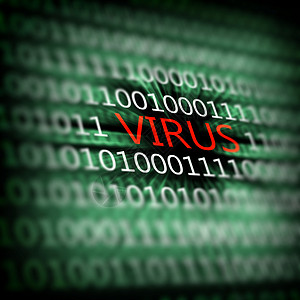 攻击病毒计算机病毒符号插图感染数据网络风险技术攻击危险疾病刑事背景