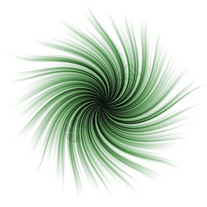 白色黑洞漩涡绿色的抽象旋转背景