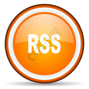 橙光按钮素材rss 白色背景上的橙光圆图标网站按钮全球化博客电话渠道播客圆形钥匙文档背景