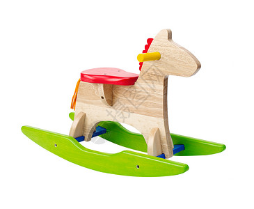 微型玩具马可爱的摇摇马椅儿童可以享受骑马背景