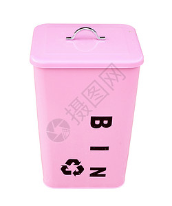 垃圾桶元素白色粉红色垃圾桶皮革魅力塑料网络粉色互联网字母插图蓝色环境背景