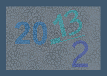 2013年新年时间数字派对庆典反射背景图片