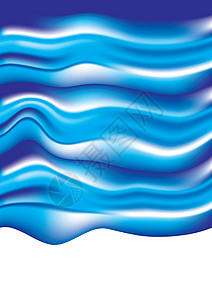 线条风边框元素蓝色摘要流动作曲边框艺术电脑插图线条宣传打印波浪背景