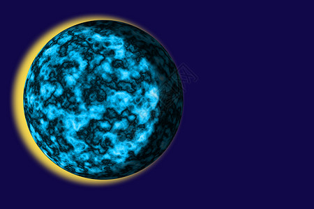 深蓝色背景的未知行星Name活力蓝色力量星星岩石太阳火花小行星烧伤宇宙背景图片