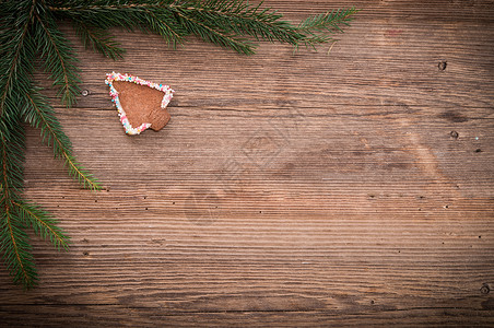 圣诞节装饰照片金子墙纸小吃雪花派对假期问候语传统木头背景图片