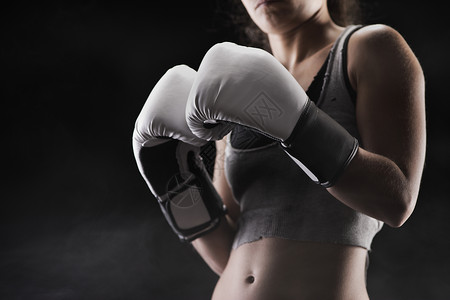 妇女拳击女士运动水平热情女孩力量女性竞技休闲活动背景图片