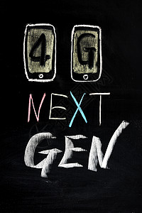 手写数字4G 下一代移动技术背景