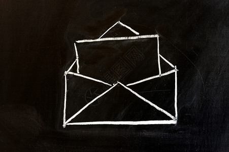 信封内容绘画明信片脚本黑板写作问候语送货邮政服务邮件背景图片