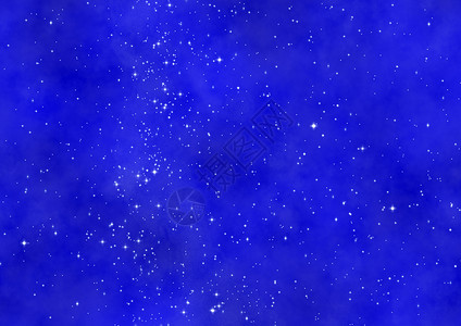 星座插图无限恒星场的一小部分渲染气体乳白色科学螺旋插图星座紫色星云蓝色背景
