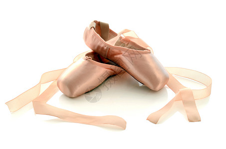 芭蕾指尖鞋背景图片