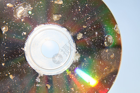 损坏的 CD CD背景图片