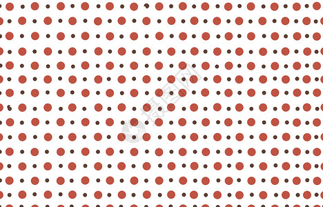 白糊色背景的 Polka点圆圈圆点棕色白色红色艺术背景图片